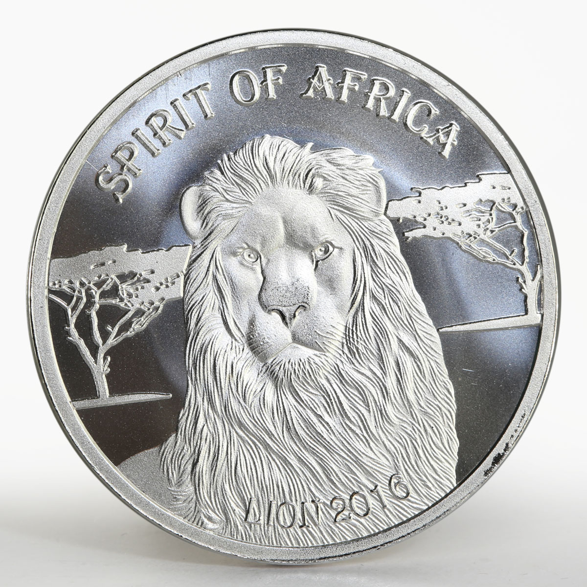 Burkina Faso 500 francs Spirit of Africa series The Lion silver coin 2016
