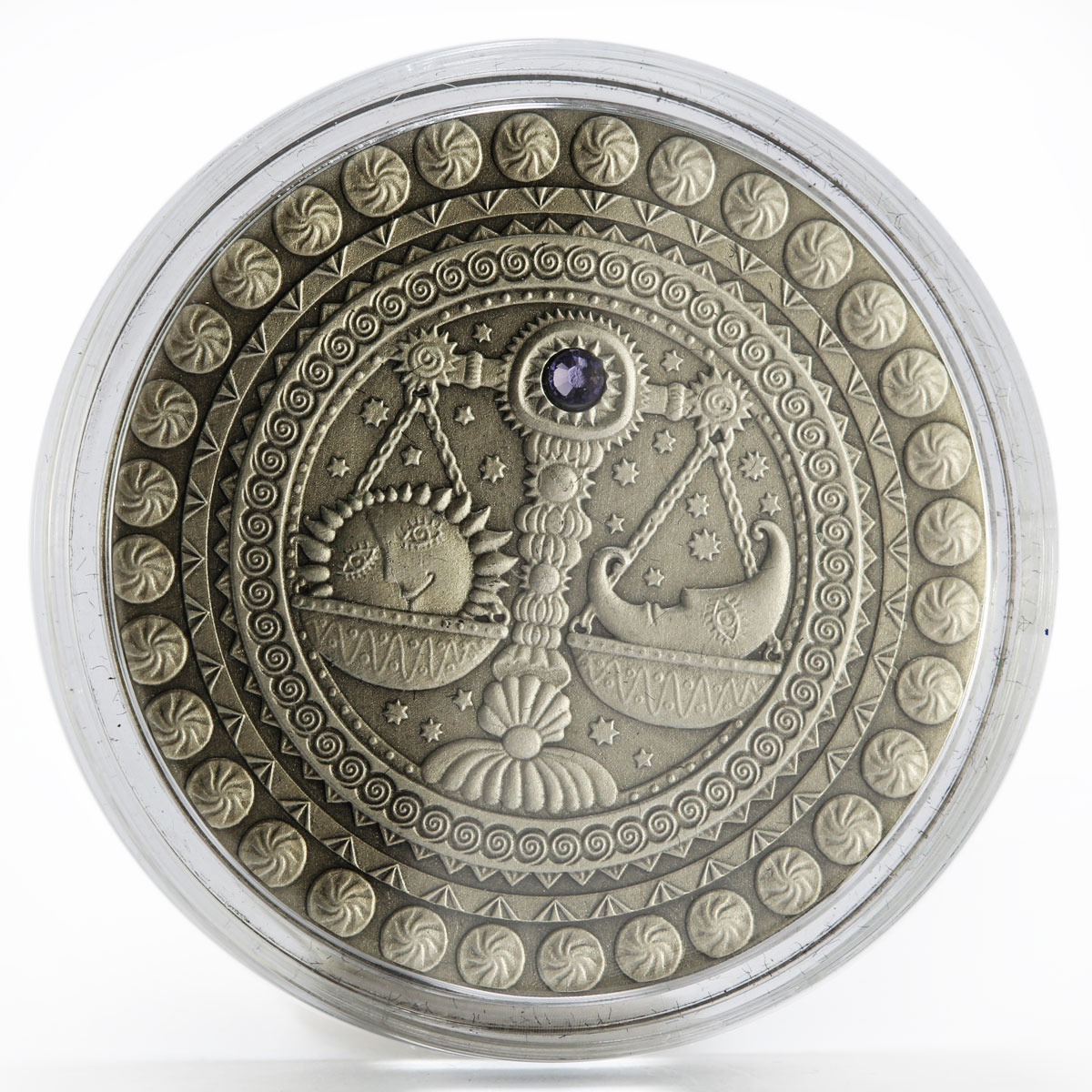 Belarus 20 rubles Zodiac Signs series Libra silver coin 2009