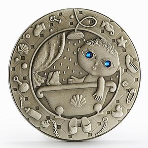 Belarus 20 rubles Zodiac Signs series Aquarius silver coin 2009