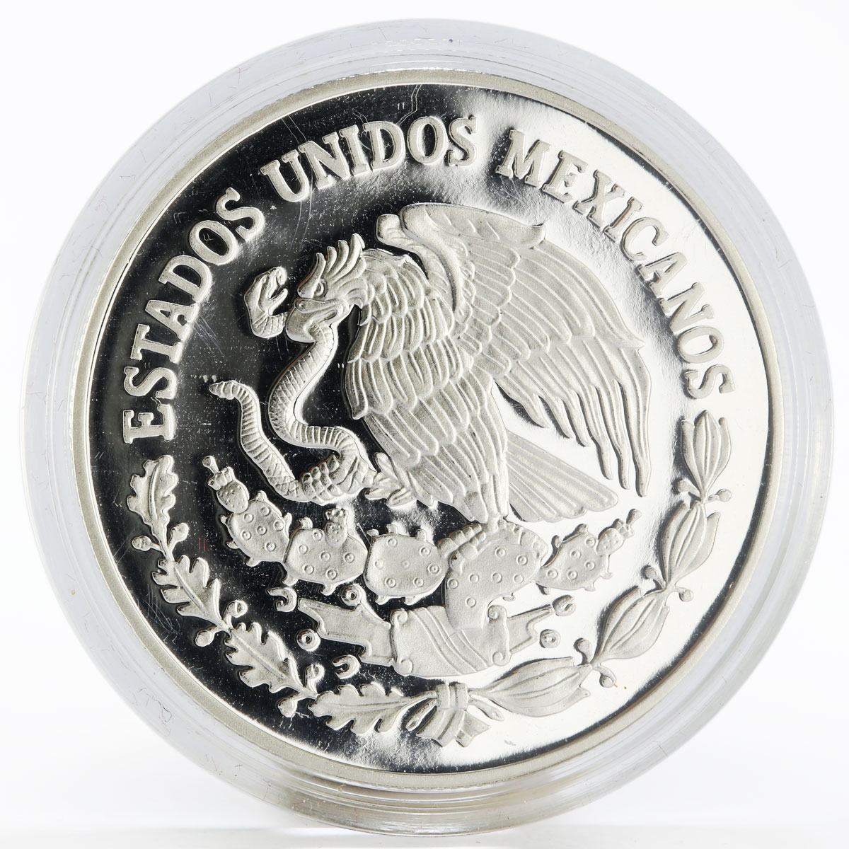 Mexico 5 pesos World Cup Soccer Games FIFA football proof silver coin 2006