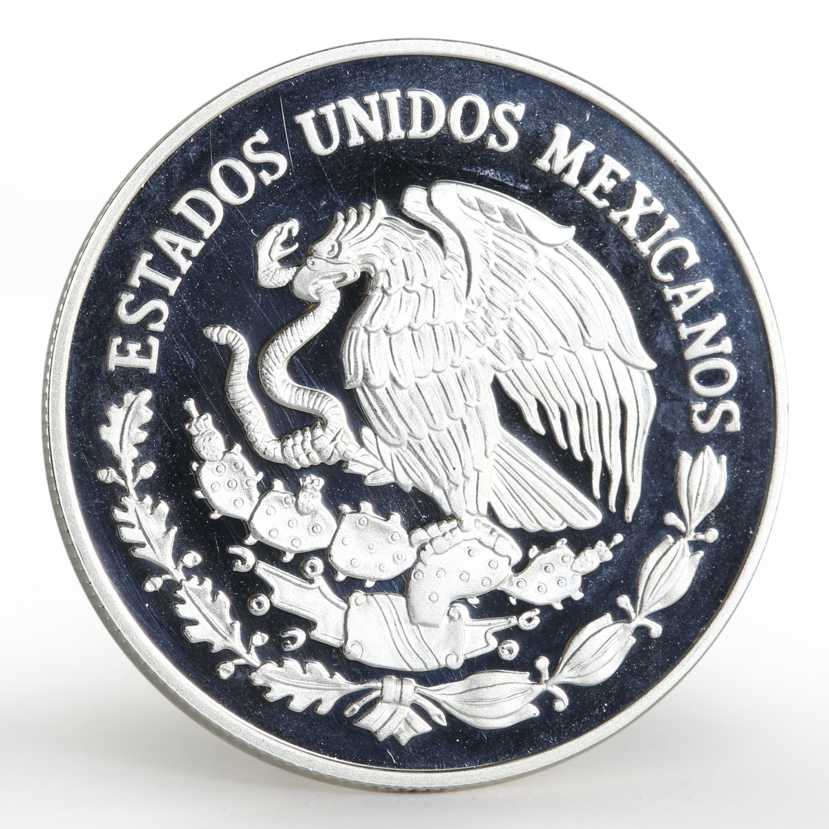 Mexico 5 pesos World Cup Soccer Games FIFA football proof silver coin 2006