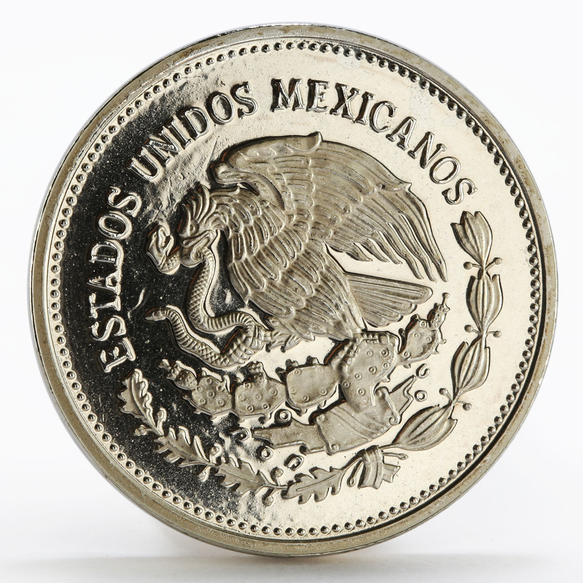 Mexico 500 pesos 75th Anniversary of 1910 Revolution proof silver coin 1985