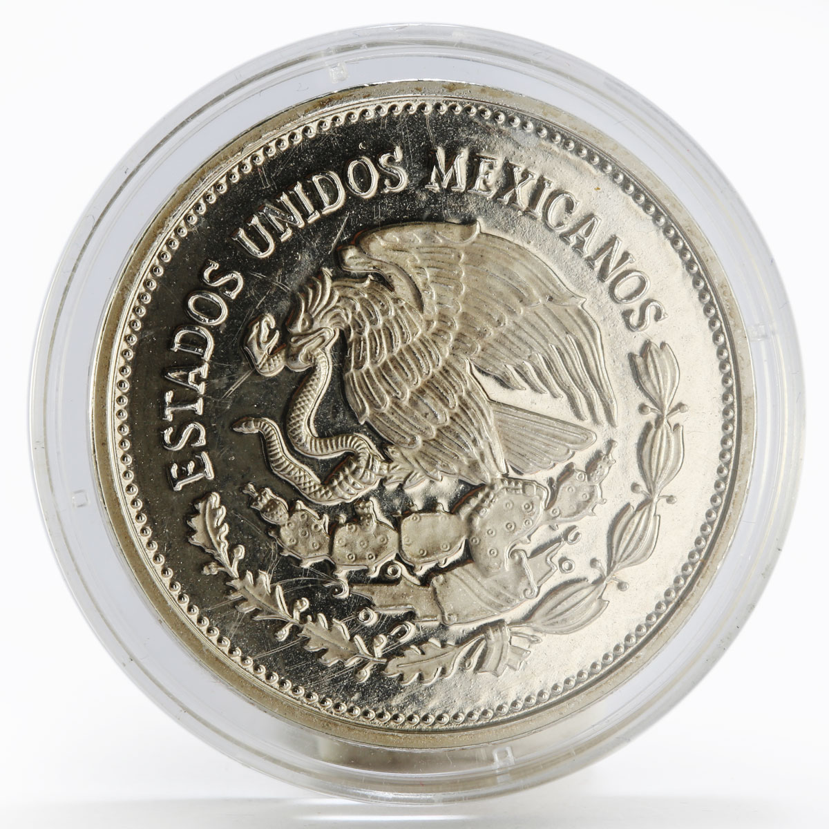 Mexico 500 pesos 75th Anniversary of 1910 Revolution proof silver coin 1985