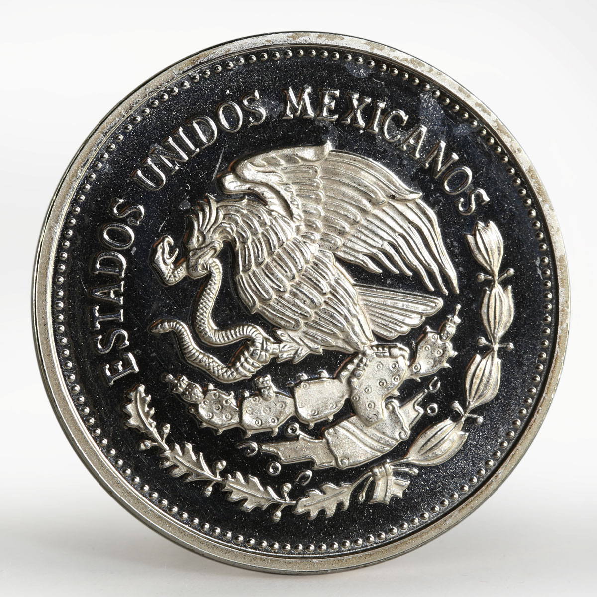 Mexico 500 pesos 75th Anniversary of 1910 Revolution proof silver coin 1985