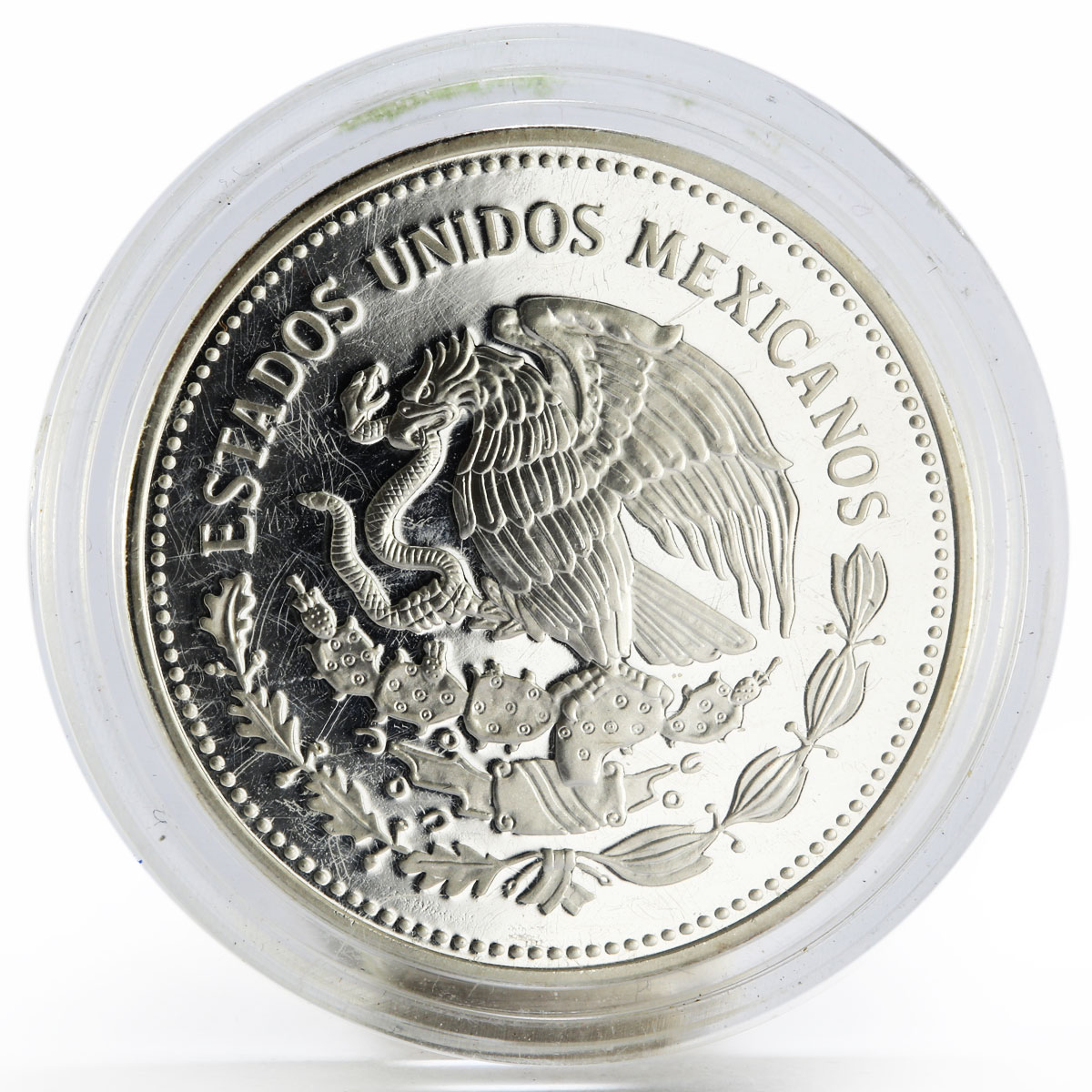 Mexico 100 pesos Monarch Butterflies Fauna proof silver coin 1987