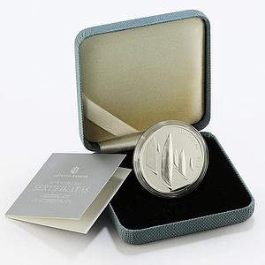 Lithuania 50 litu The XXX Olympic Games in London Sailing proof silver coin 2011