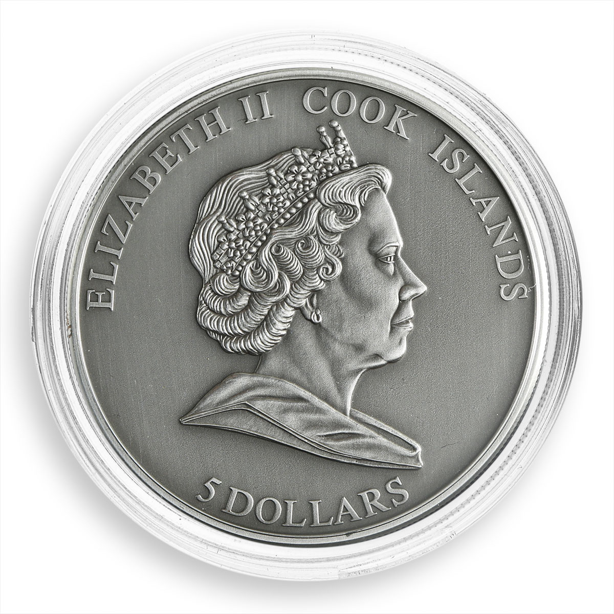 Cook Islands 5 Dollars Reliability &amp; Welfare Silver Coin 2009