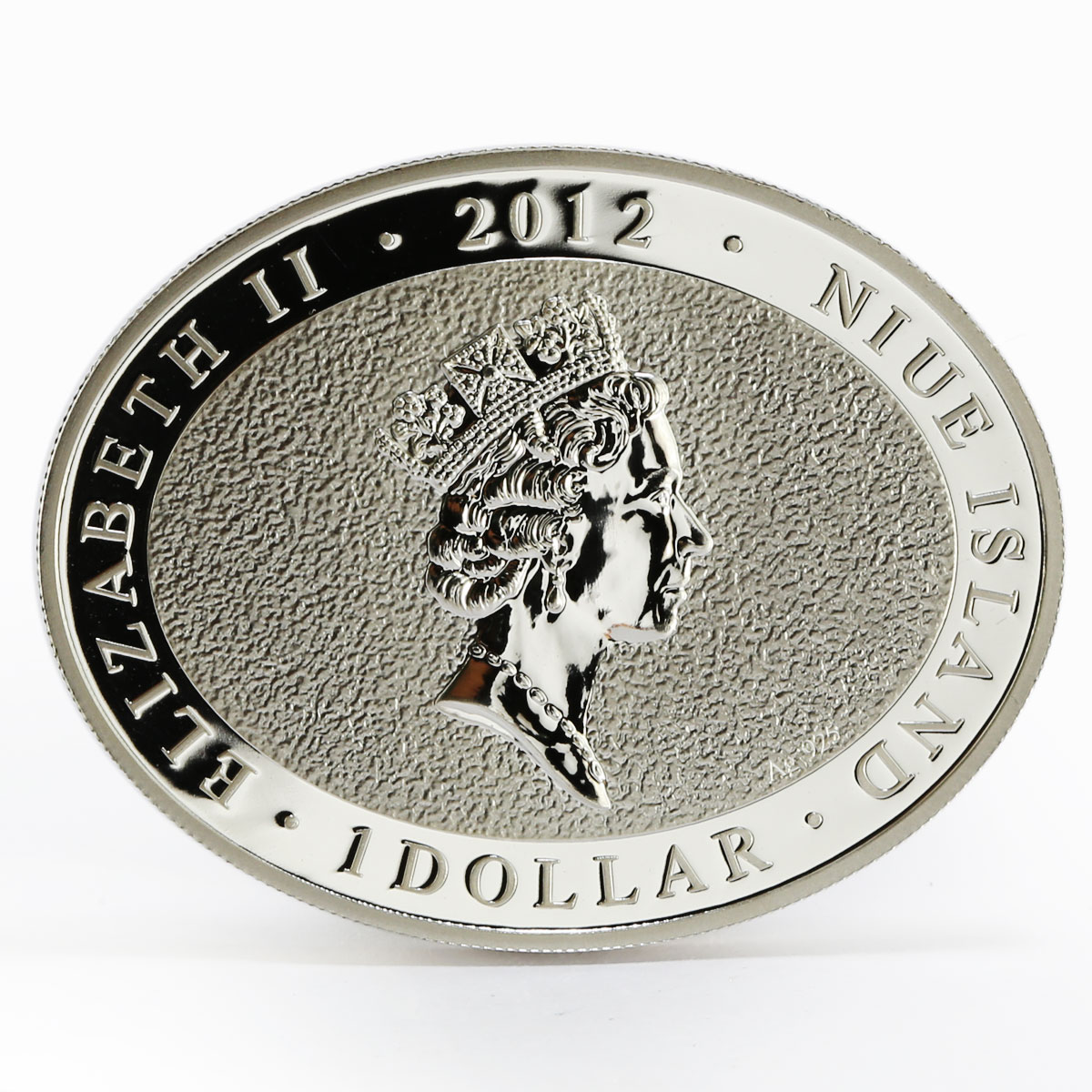 Cook Islands 1 dollar Lunar Calendar series Love Dragon colored silver coin 2012