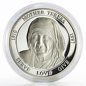Malta 500 liras Champions for Peace series Mother Teresa proof silver coin 2003