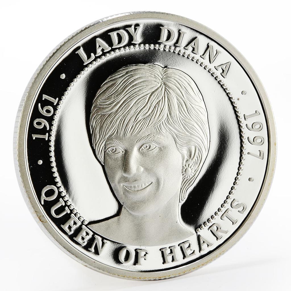 Malta 500 liras Champions for Peace series Lady Diana proof silver coin 2003