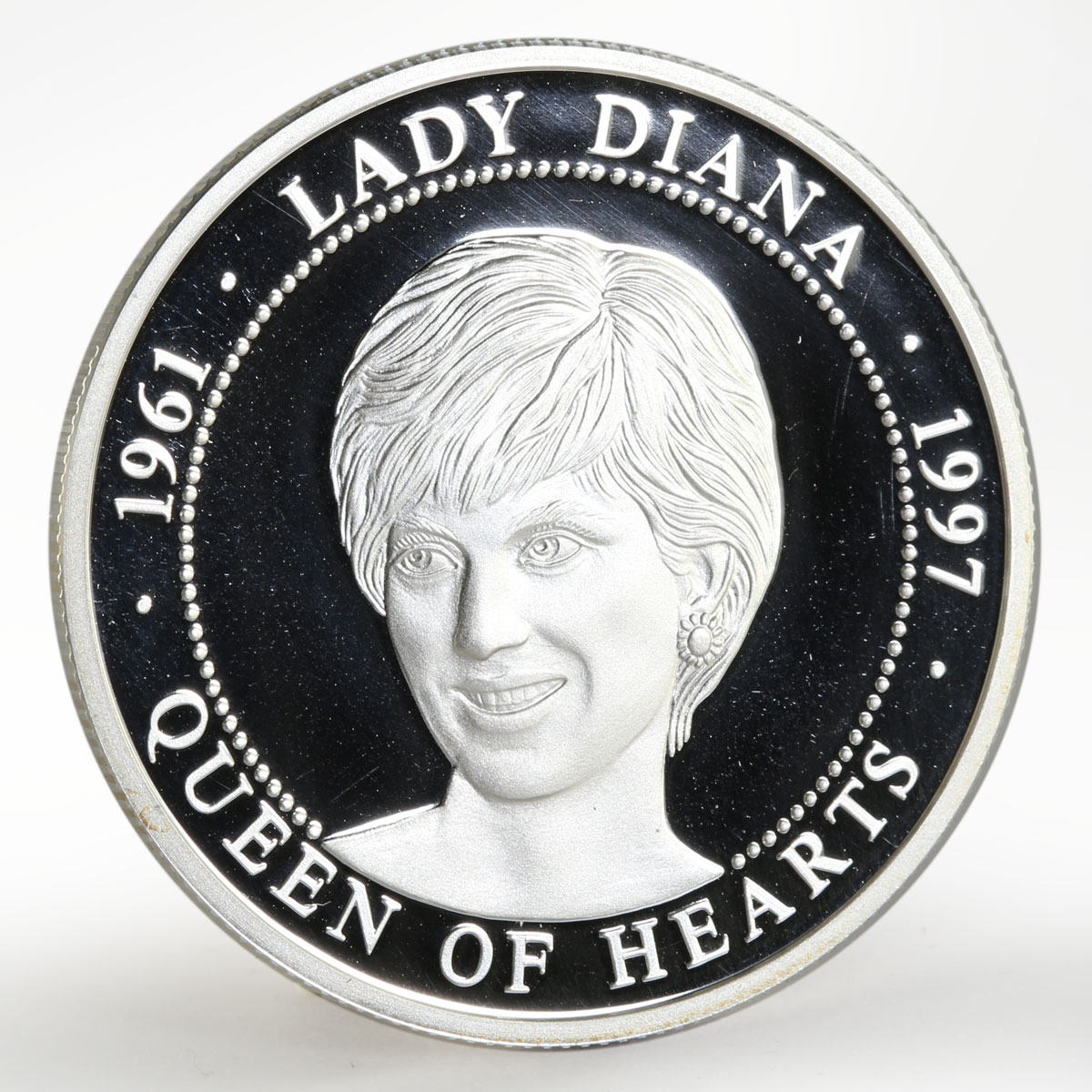 Malta 500 liras Champions for Peace series Lady Diana proof silver coin 2003