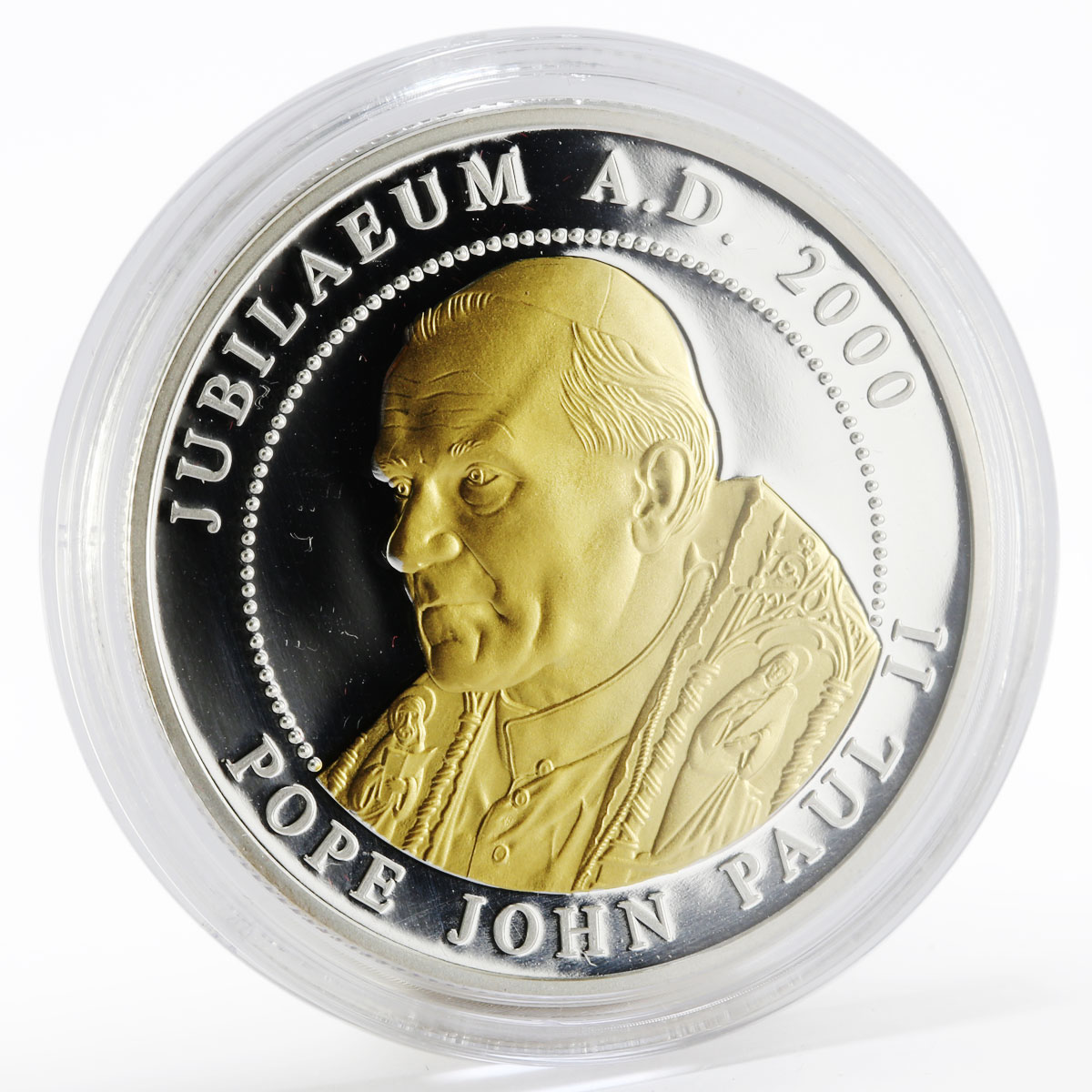 Malta 500 liras Champions for Peace series Pope John Paul II silver coin 2003