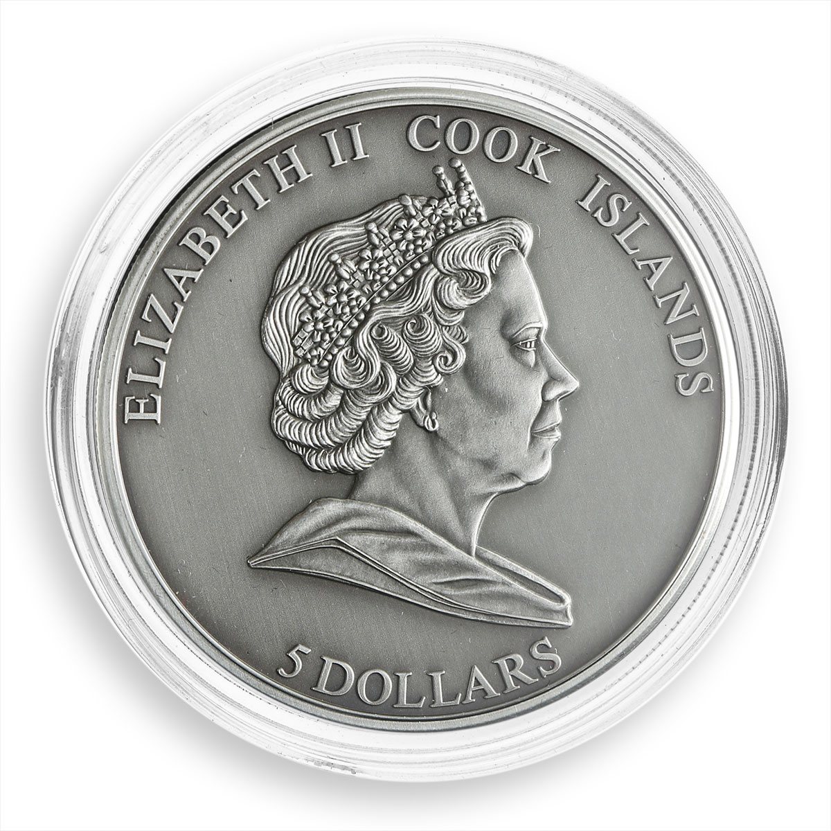 Cook Islands 5 Dollars The Day of Prudence Silver Coin 2010