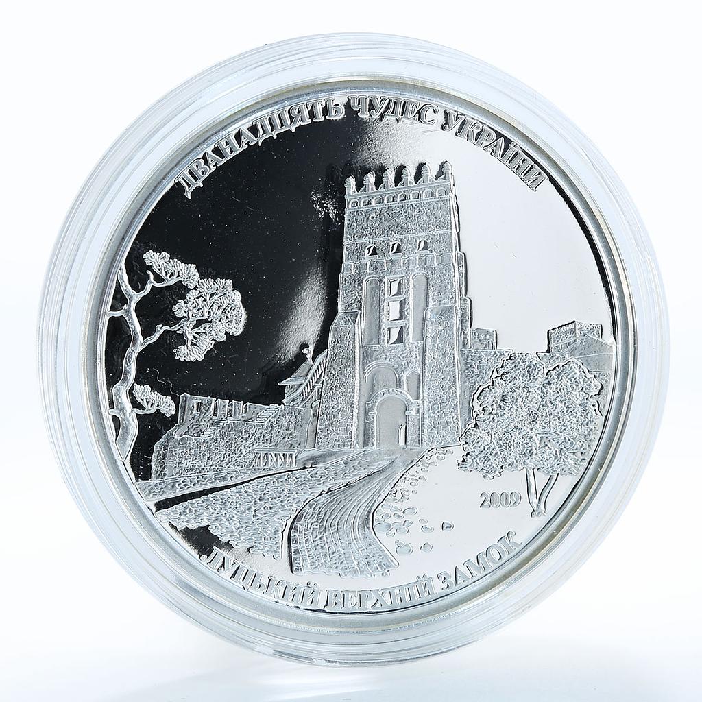 Cook Islands 5 dollars Upper Castle of Lutsk Lubart's Castle  silver coin 2009