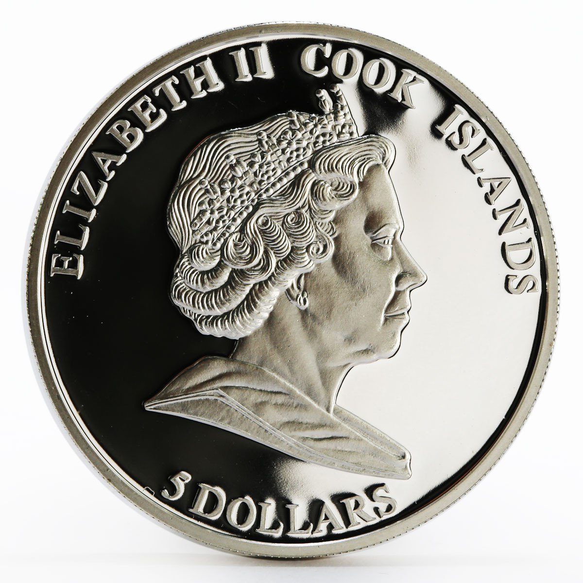 Cook Island 5 dollars Ugra A Drop of Oil Yurts in Taiga proof silver coin 2010
