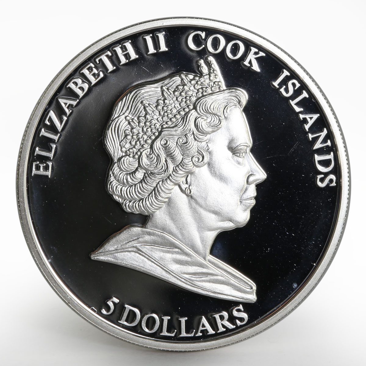 Cook Island 5 dollars Ugra A Drop of Oil Yurts in Taiga proof silver coin 2010