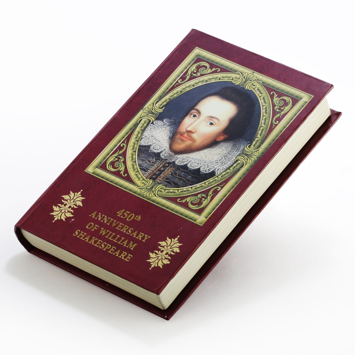 Niue 2 dollars 450 Years of William Shakespeare colored proof silver coin 2014