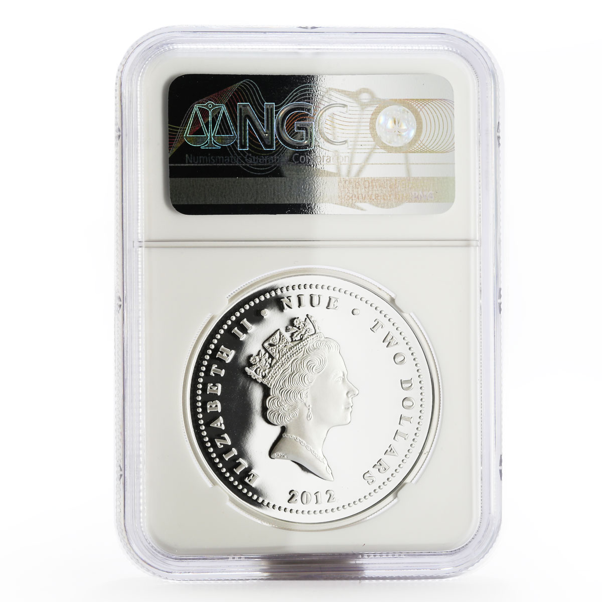 Niue 2 dollars Star Wars Anakin Skywalker PF-70 NGC colored silver coin 2012