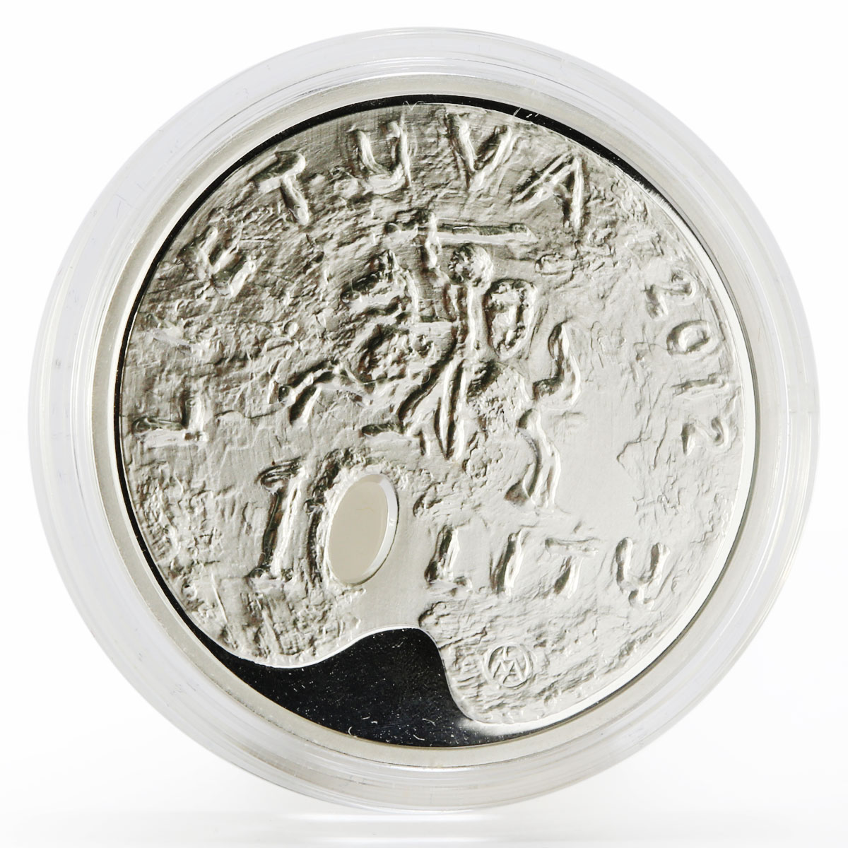Lithuania 10 litu Lithuanian Culture series Fine Arts proof silver coin 2012