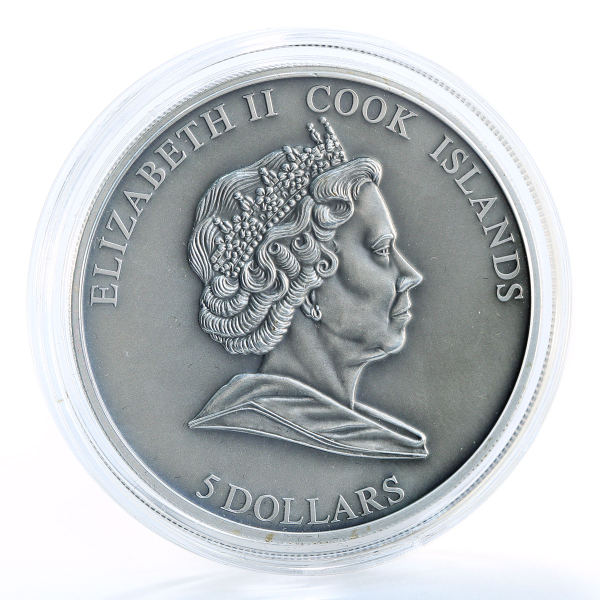 Cook Islands 5 dollars Merry Christmas and Happy New Year 2011 Silver Proof