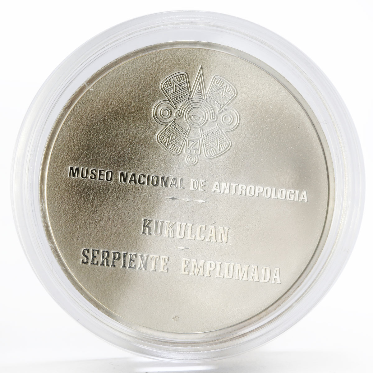 Mexico National Museum of Anthropology series Kukulkan gilded silver medal 2012