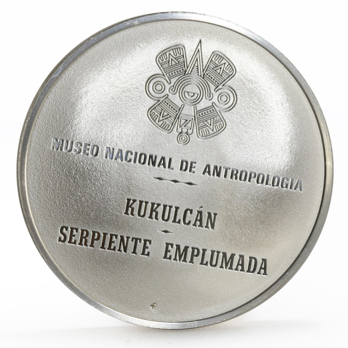 Mexico National Museum of Anthropology series Kukulkan gilded silver medal 2012