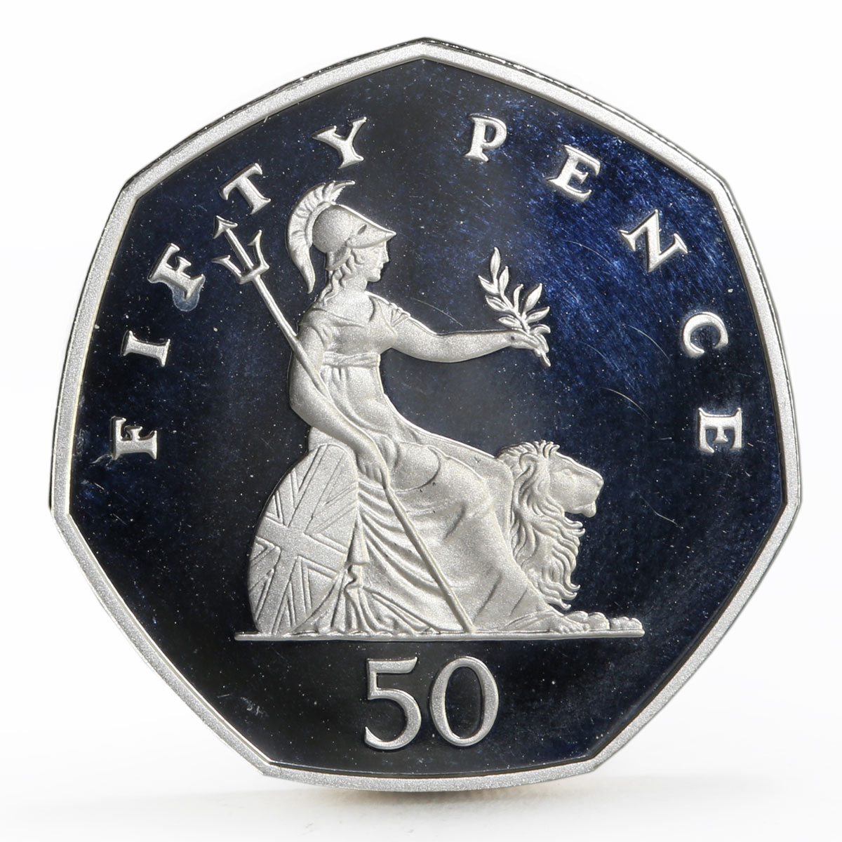 Britain 50 pence The First Sub Four Minute Mile proof silver coin 2009