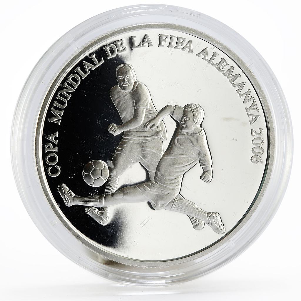 Andorra 10 diners Football World Cup in Germany proof silver coin 2006