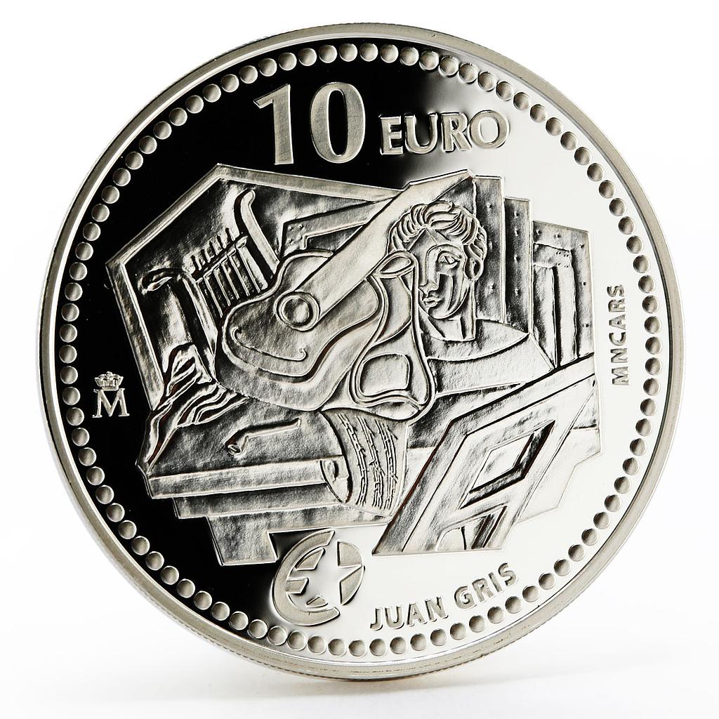 Spain 10 euro European Artists series Juan Gris proof silver coin 2012