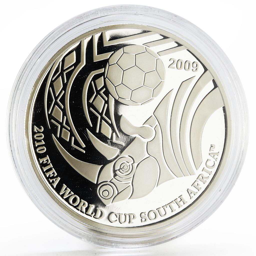 Palau 5 dollars Football World Cup in South Africa The Rhino silver coin 2009