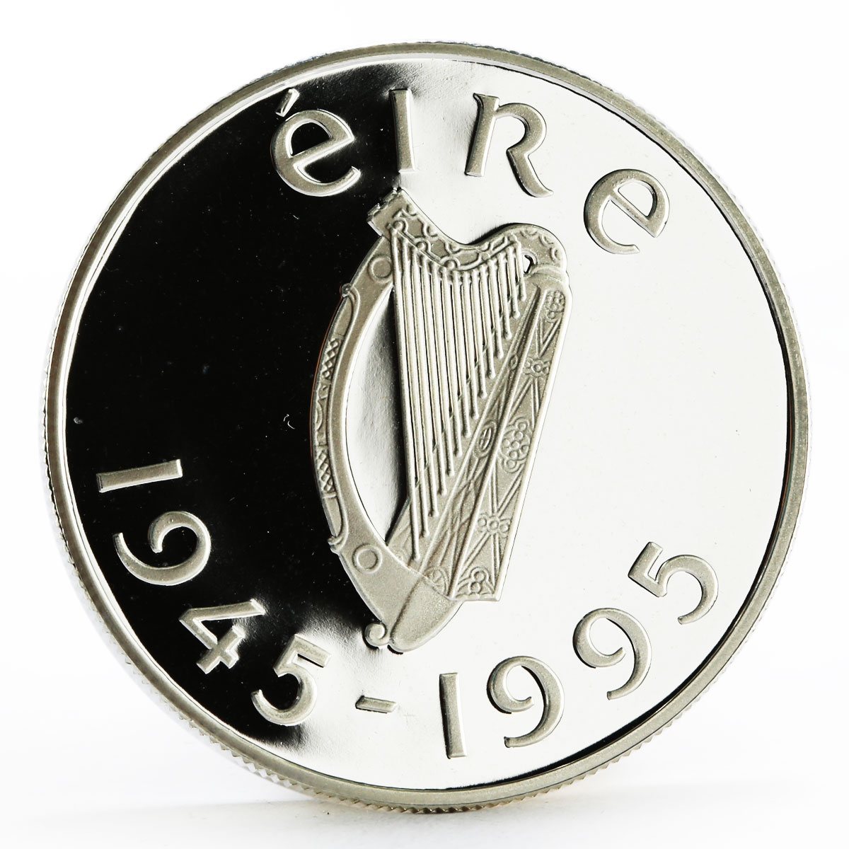 Ireland 1 pound 50th Anniversary of United Nations Flying Dove silver coin 1995