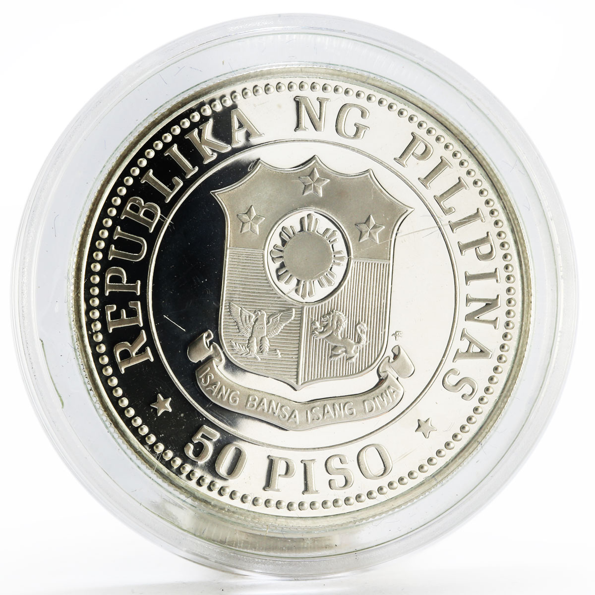 Philippines 50 piso International Year of the Child proof silver coin 1979