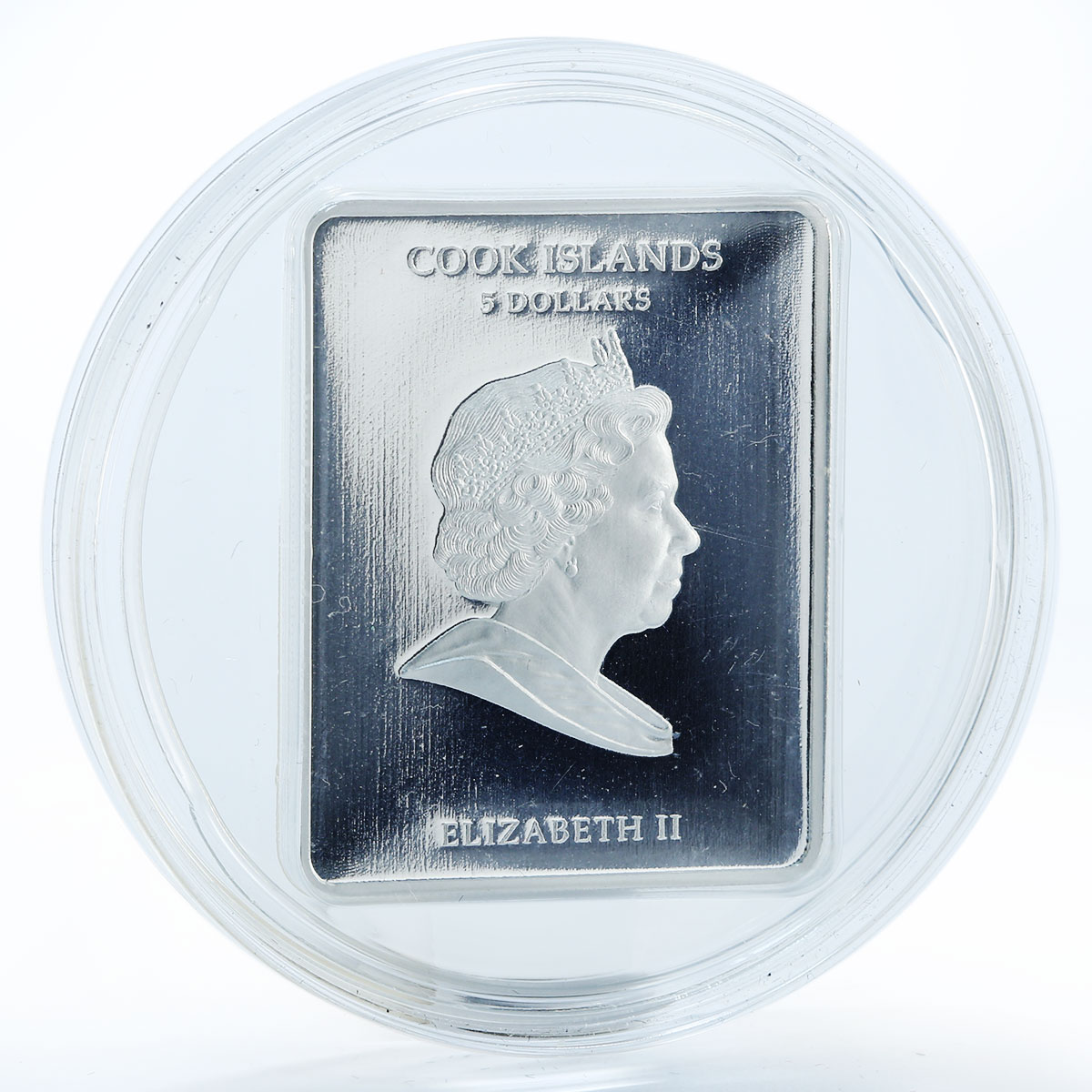 Cook Islands 5 dollars Patron Saints St. Vladimir Prince silver proof coin 2011