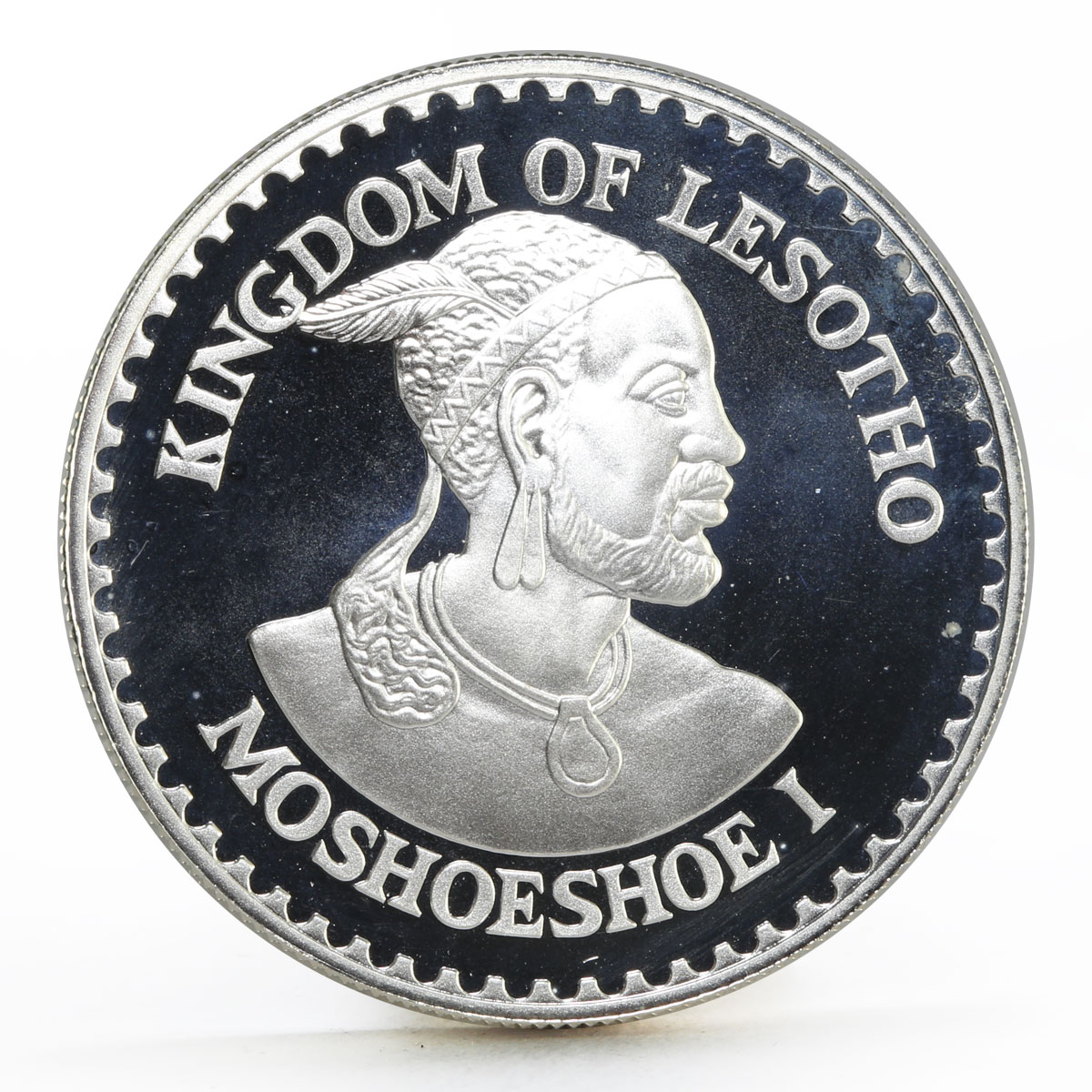 Lesotho 10 maloti International Year of the Child proof silver coin 1979