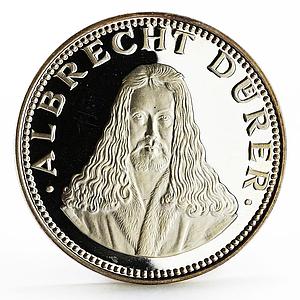 Paraguay 150 guaranies The Painter Albrecht Durer Art proof silver coin 1973