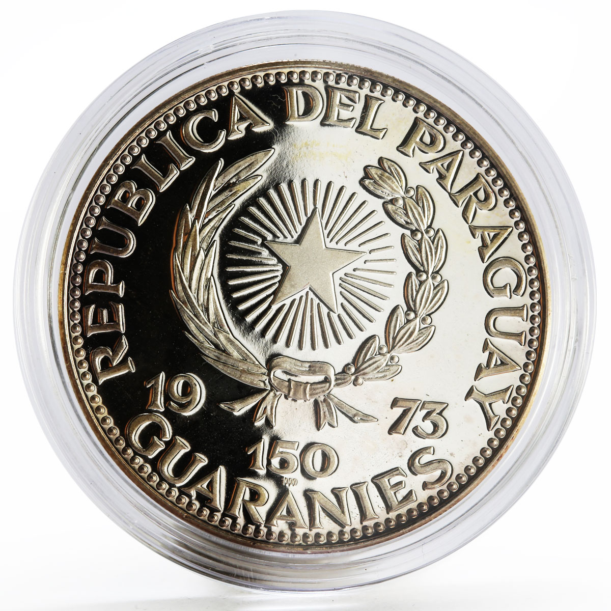 Paraguay 150 guaranies The Painter Albrecht Durer Art proof silver coin 1973