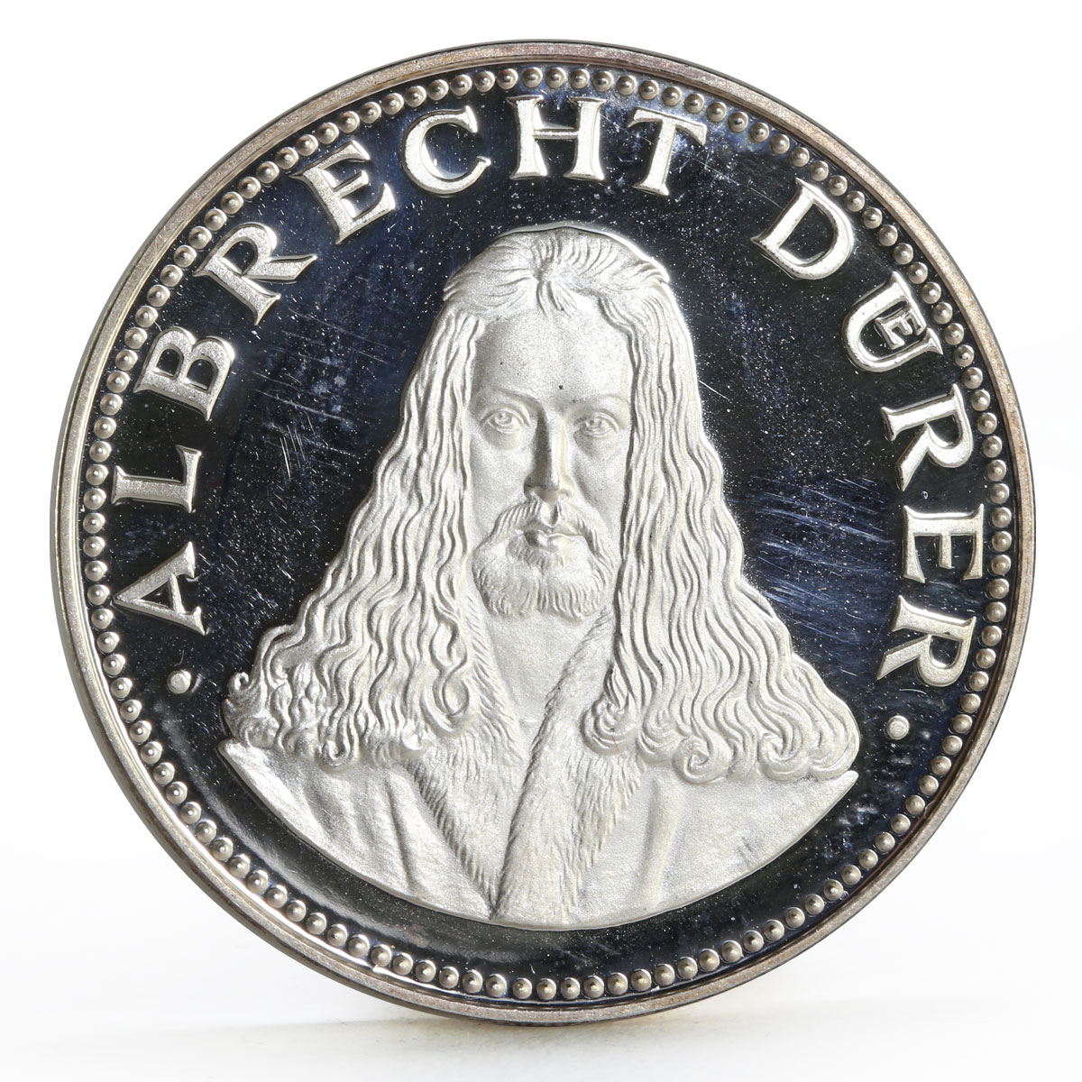 Paraguay 150 guaranies The Painter Albrecht Durer Art proof silver coin 1973