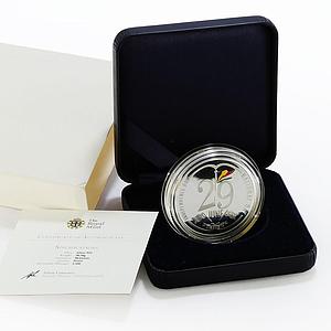 Seychelles 50 rupees First National Independence Day proof silver coin 2015