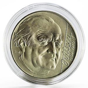 Slovakia 200 korun 100th Anniversary of Janko Alexy Poetry Art silver coin 1994