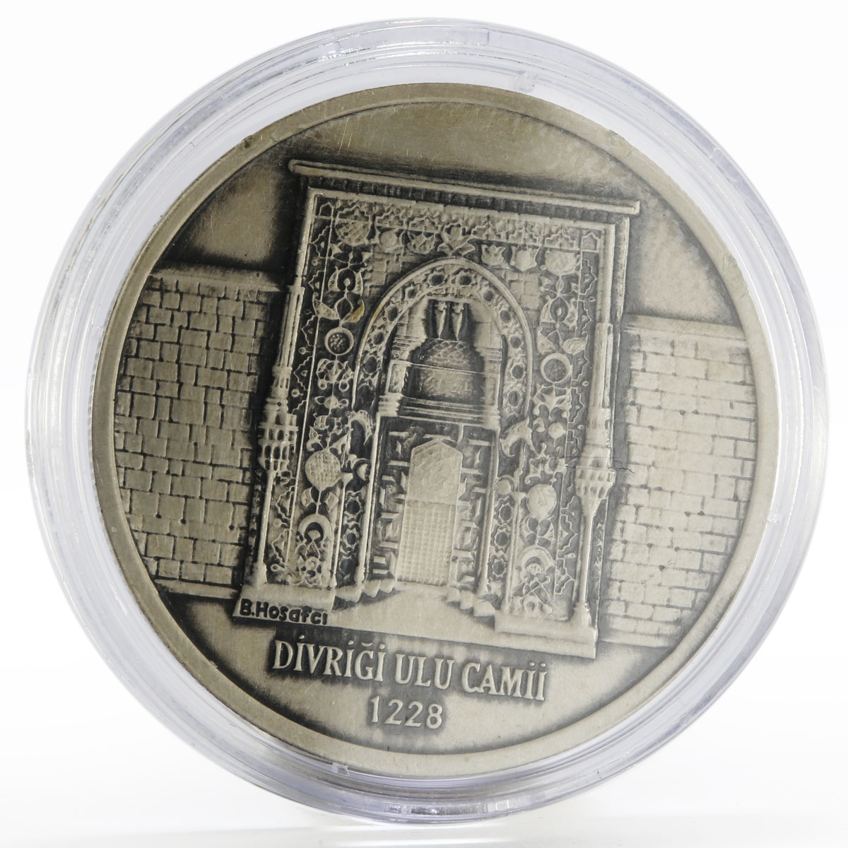 Turkey 10000000 lira Divigi Great Mosque Islam Religion Faith silver coin 2001