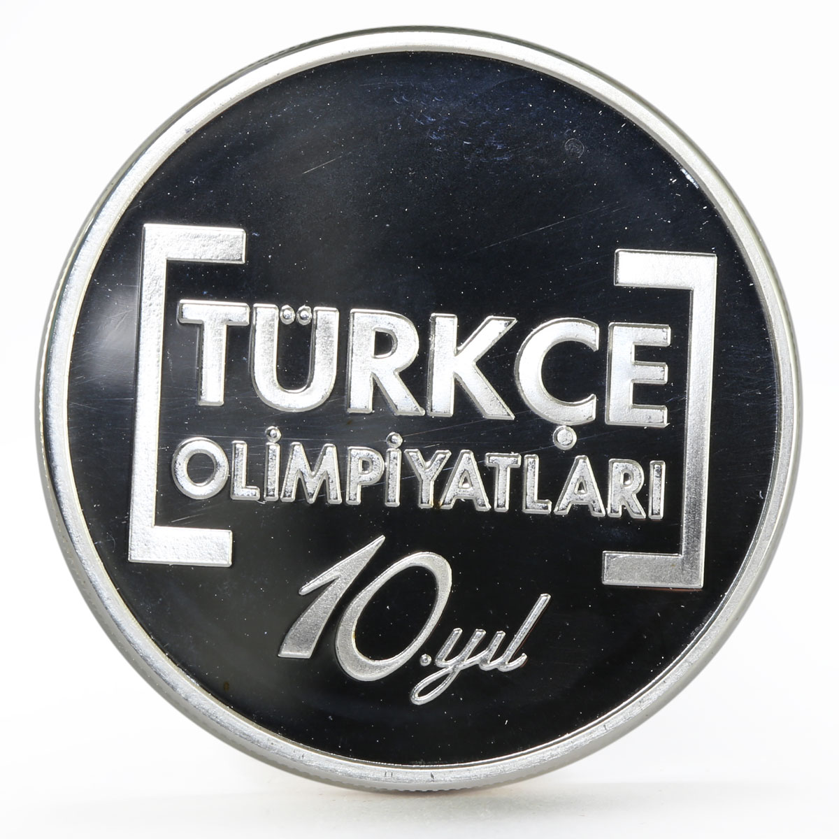 Turkey 50 lira 10th Anniversary of Turkish Olympic Games proof silver coin 2012