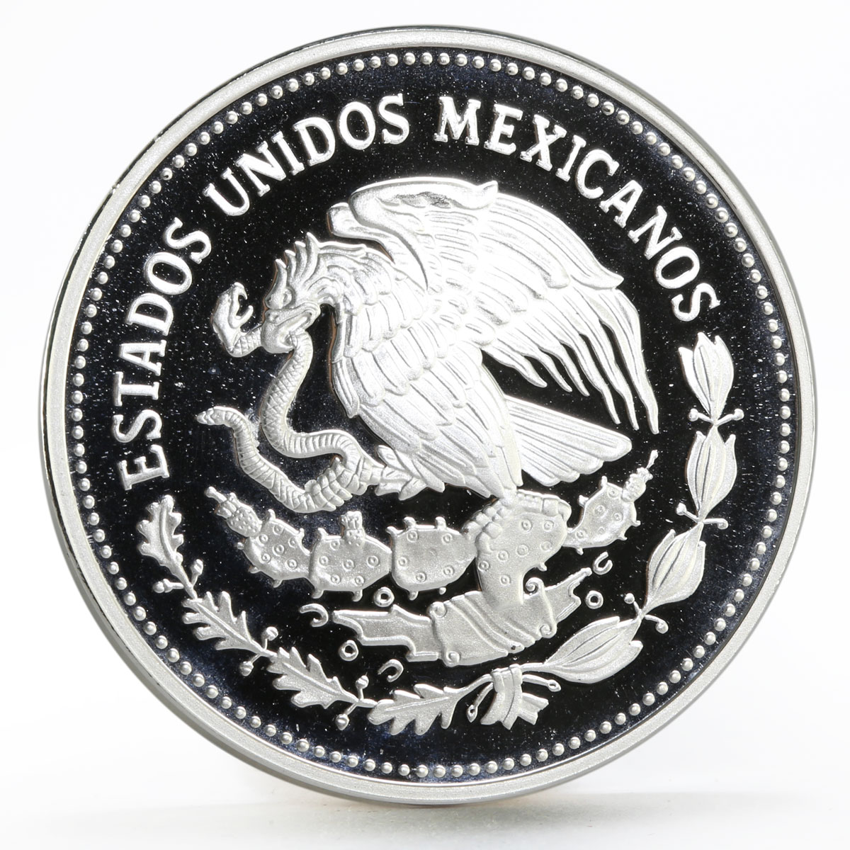 Mexico 100 pesos Monarch Butterflies Fauna proof silver coin 1987
