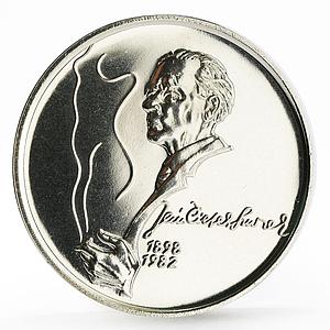 Slovakia 200 korun 100th Anniversary of the Birth of Jan Smrek silver coin 1998