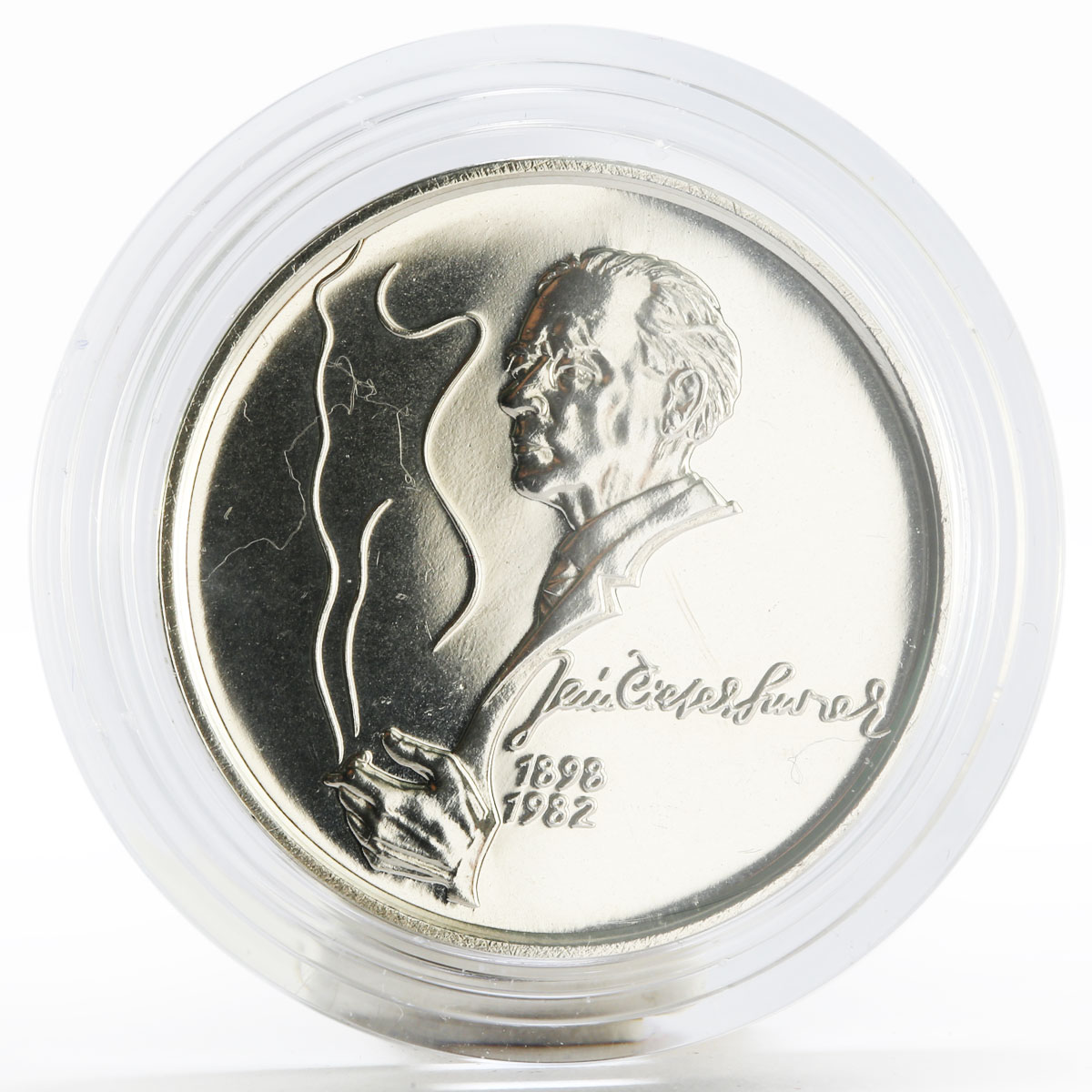 Slovakia 200 korun 100th Anniversary of the Birth of Jan Smrek silver coin 1998
