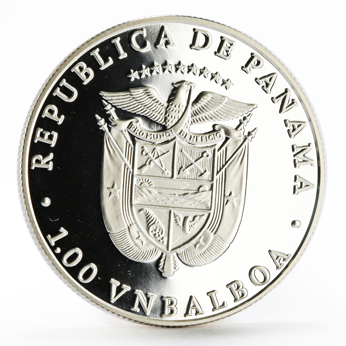 Panama 1 balboa Seoul Olympic Games series Tennis proof silver coin 1988