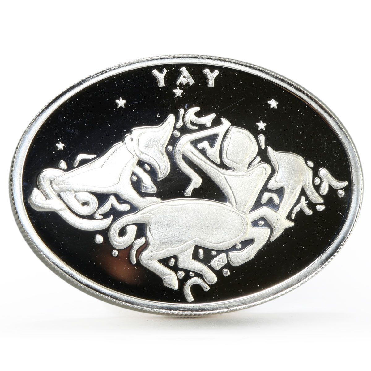 Turkey 25 lira Zodiac Horoscope Signs series Sagittarius proof silver coin 2008
