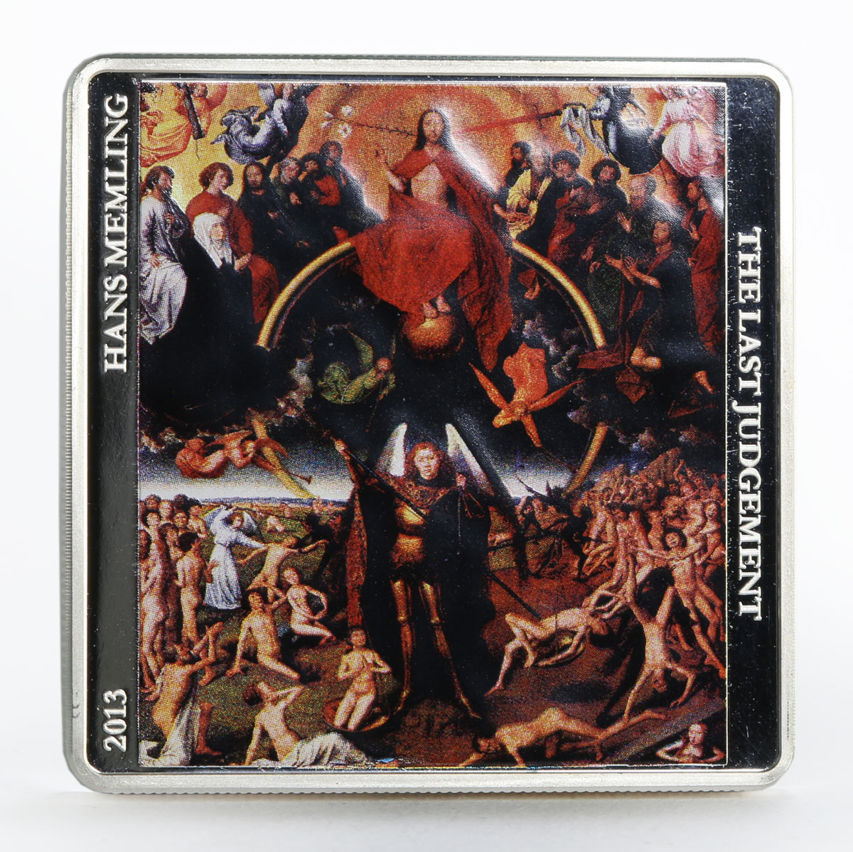 Tokelau 2 dollars Hans Memling The Last Judgement Art proof silver coin 2013