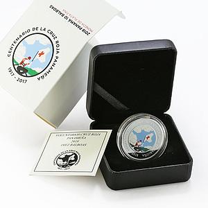 Panama 10 balboas 100th Anniversary of Local Red Cross Fund silver coin 2018