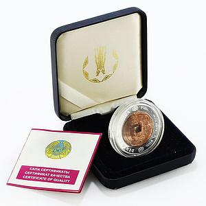 Kazakhstan 500 tenge Coins of Old Design series Denga proof silver coin 2004