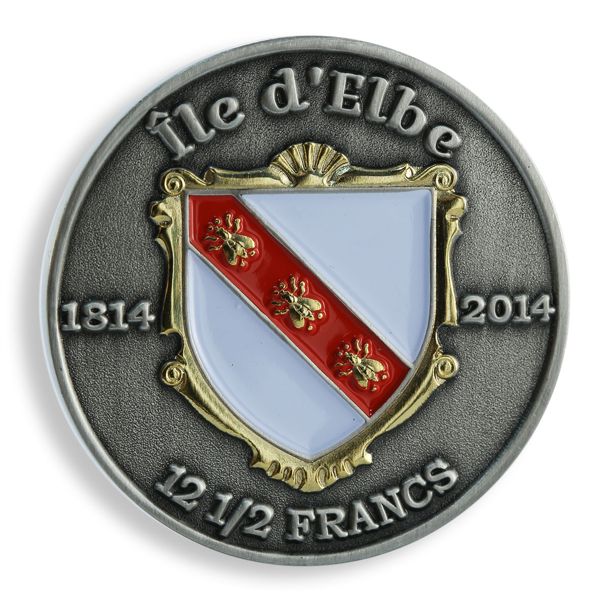 Elba 12 1/2 francs Napoleon 200th Anniversary of the Fontainebleau Treaty 2014